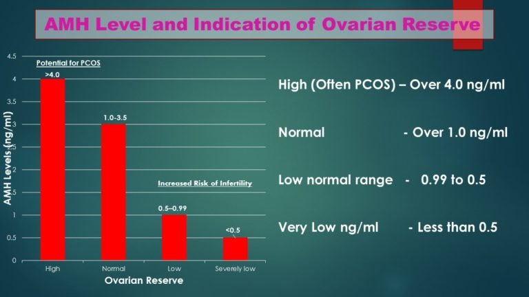 Anti Mullerian Hormone Chart